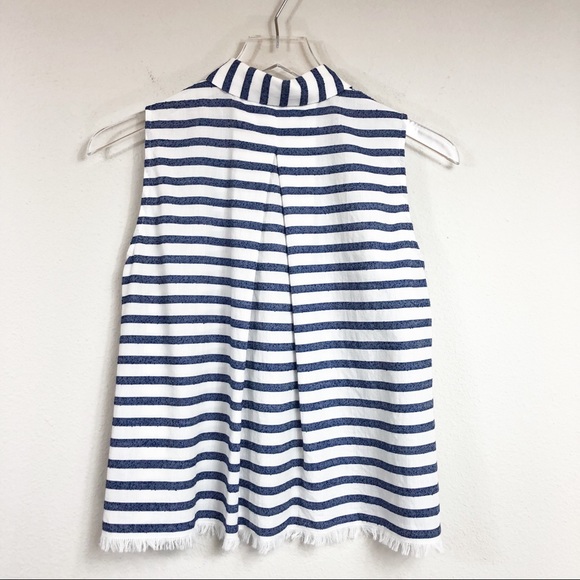Madewell | ‘Moment’ Striped Sleeveless Shirt - Picture 6 of 6